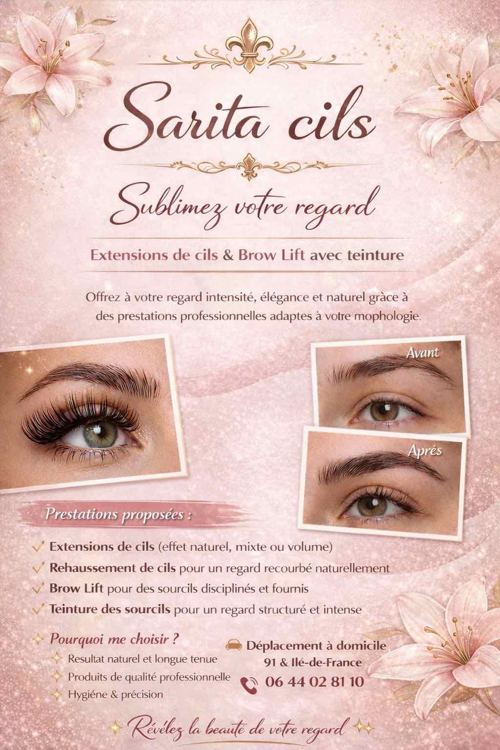 extension de cils — je vous attent avec impatience . prix attractif